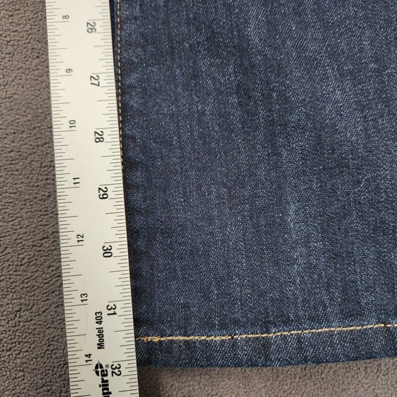 Levis 515 Jeans Womens 14 Dark Wash High Rise Bootcut Stretch Denim 35x32 New - Picture 12 of 13